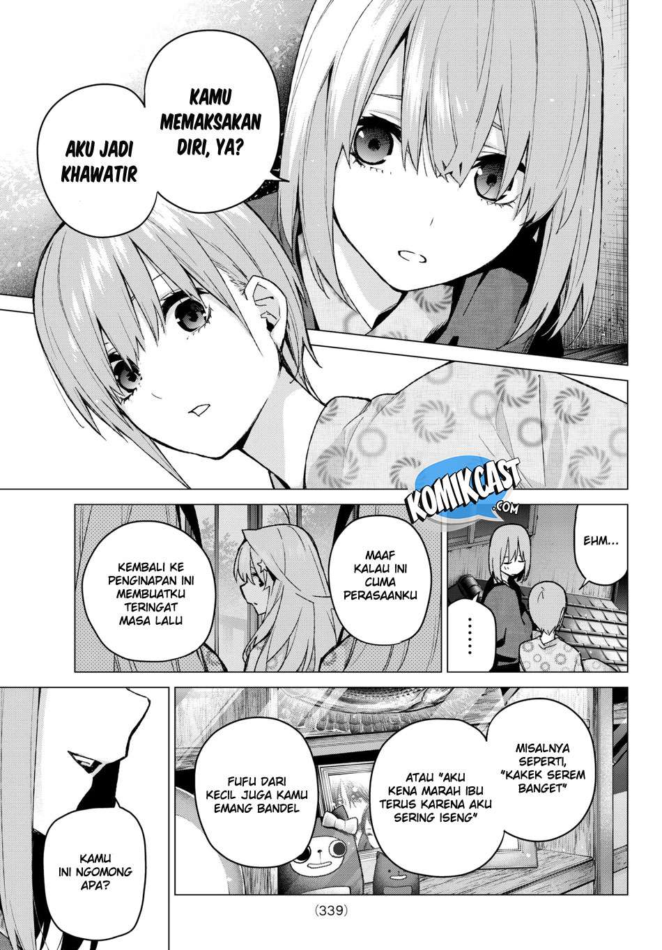 Go-toubun no Hanayome Chapter 66 - halaman 9