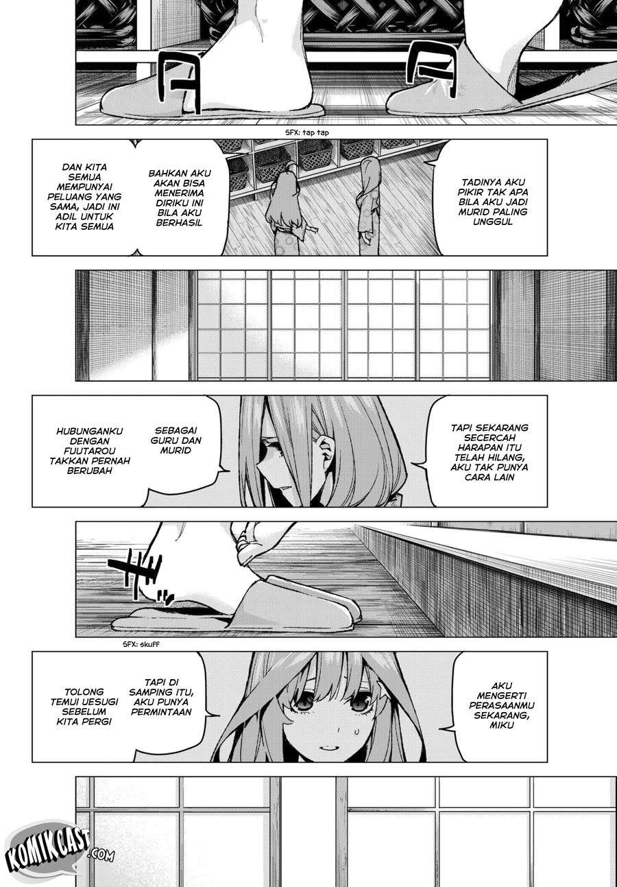 Go-toubun no Hanayome Chapter 67 - halaman 5
