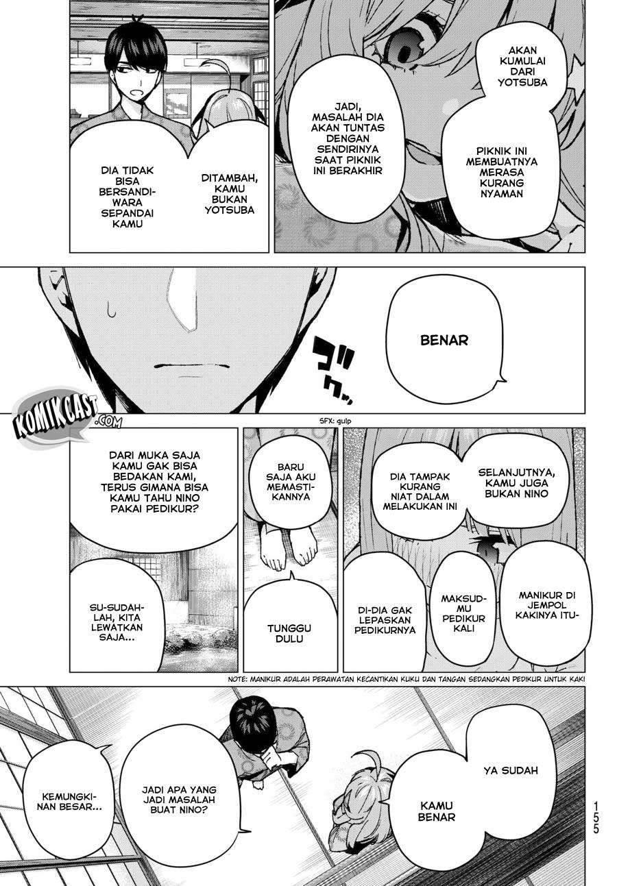 Go-toubun no Hanayome Chapter 67 - halaman 8
