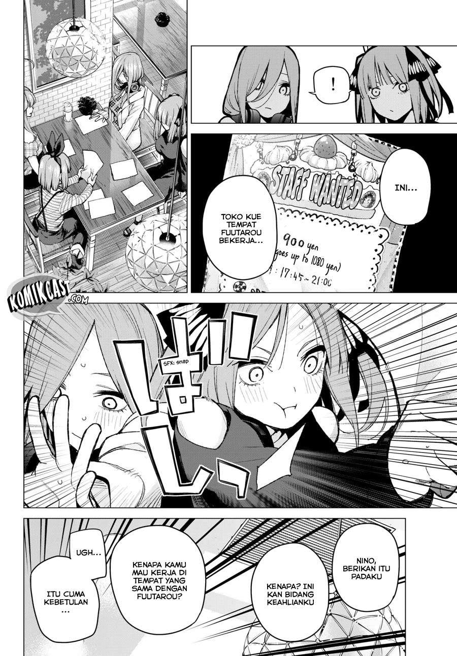 Go-toubun no Hanayome Chapter 69 - halaman 10