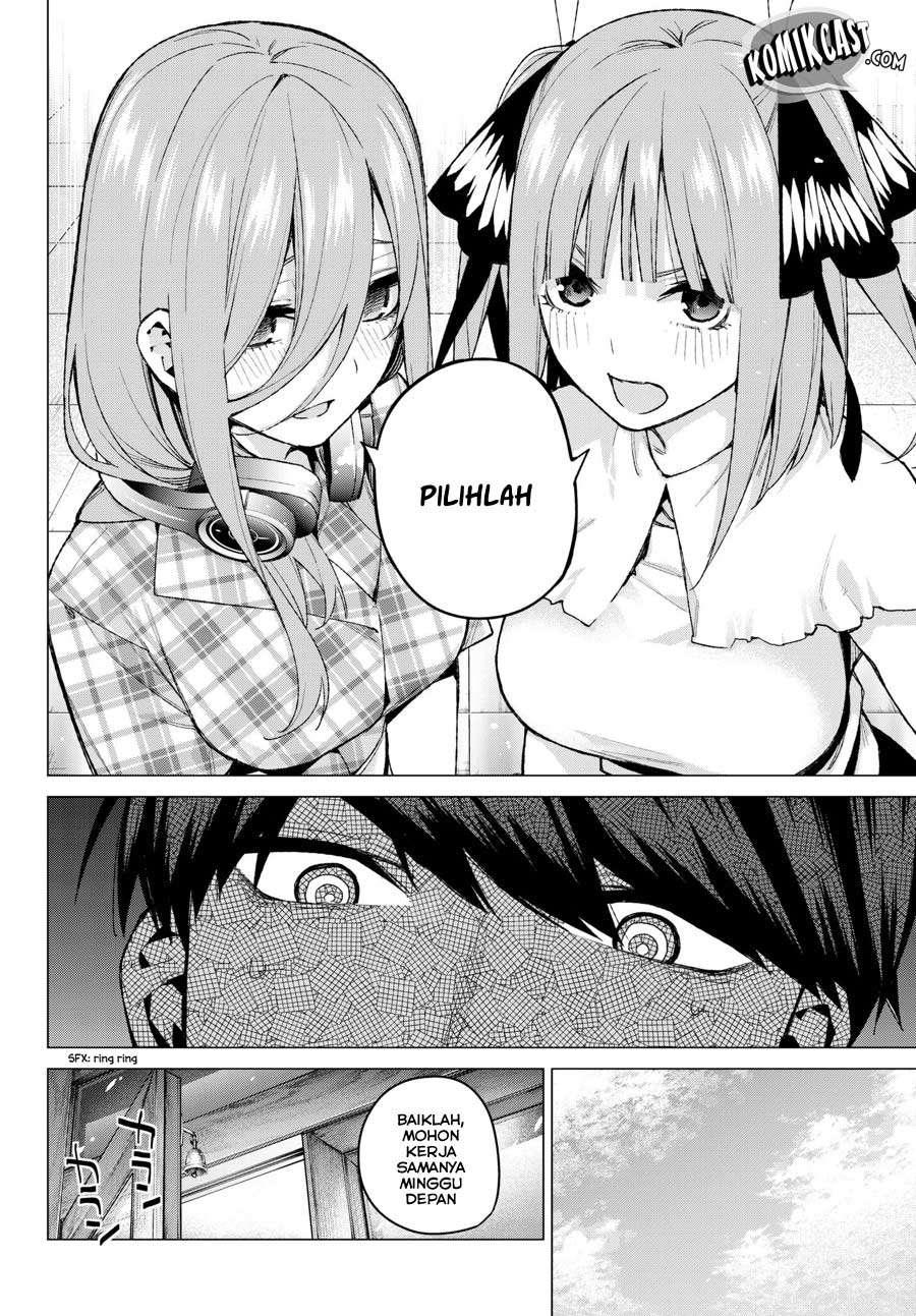 Go-toubun no Hanayome Chapter 69 - halaman 14