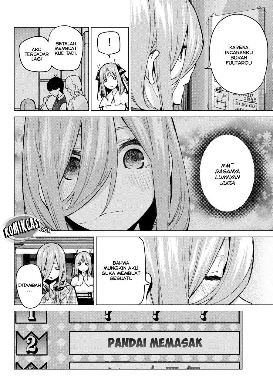Go-toubun no Hanayome Chapter 69 - halaman 16