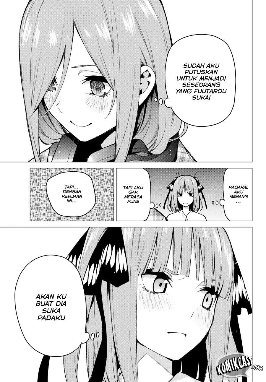 Go-toubun no Hanayome Chapter 69 - halaman 17