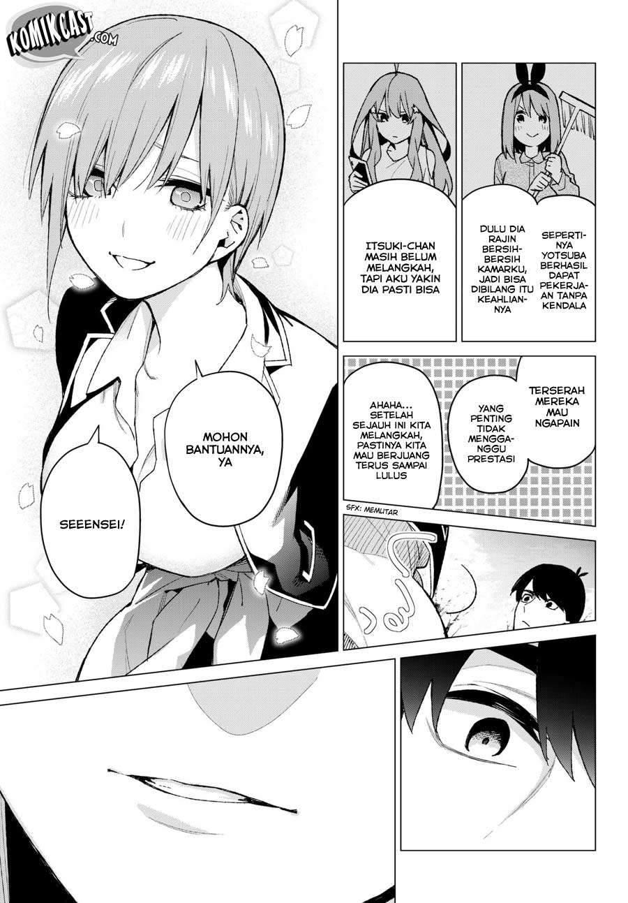 Go-toubun no Hanayome Chapter 69 - halaman 19