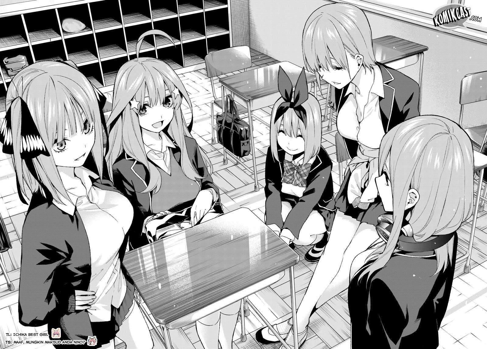 Go-toubun no Hanayome Chapter 69 - halaman 22