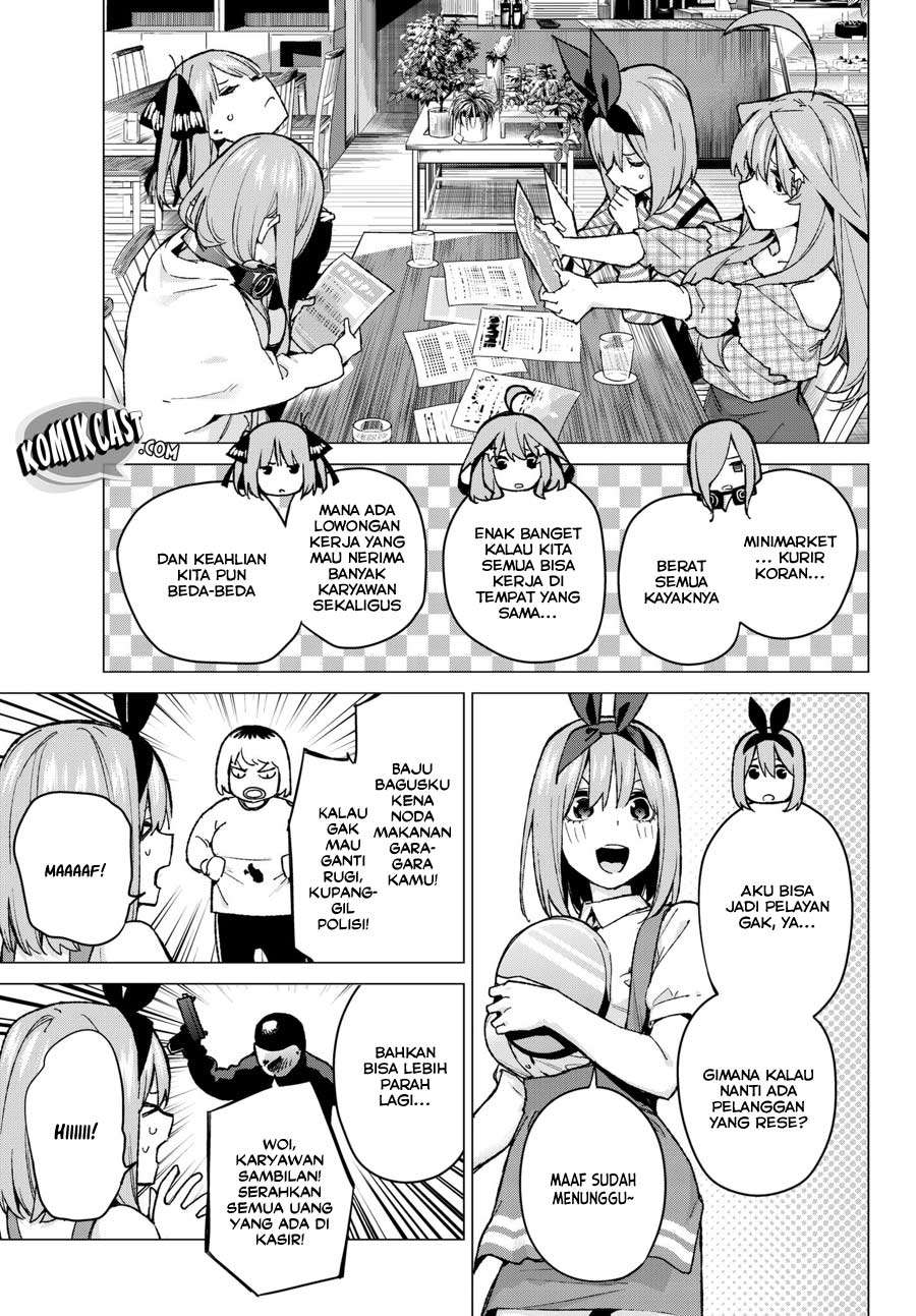 Go-toubun no Hanayome Chapter 69 - halaman 7