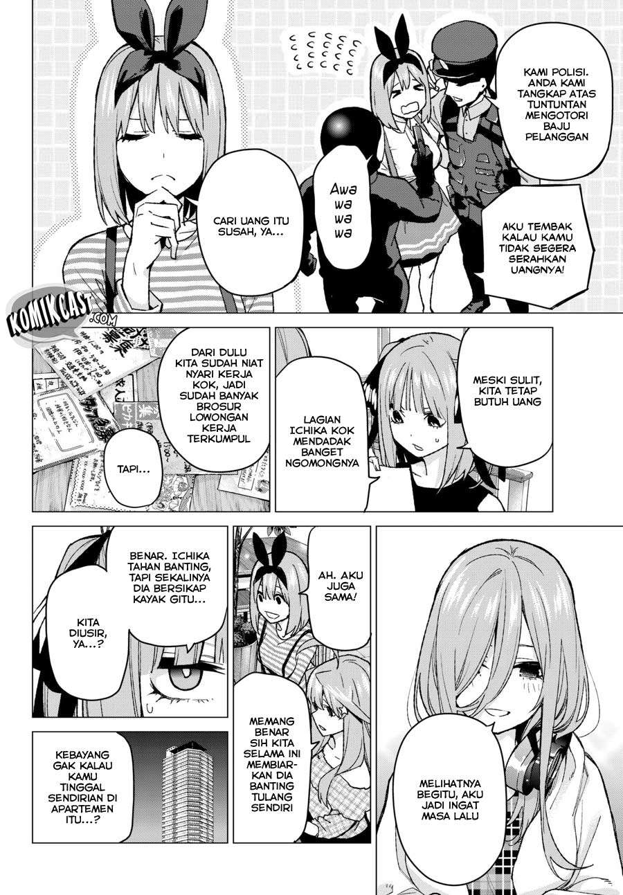 Go-toubun no Hanayome Chapter 69 - halaman 8