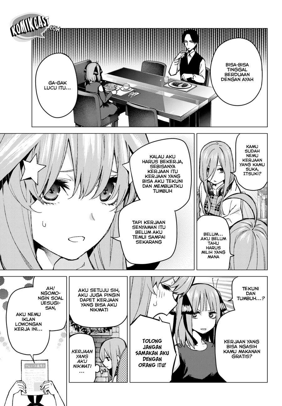 Go-toubun no Hanayome Chapter 69 - halaman 9