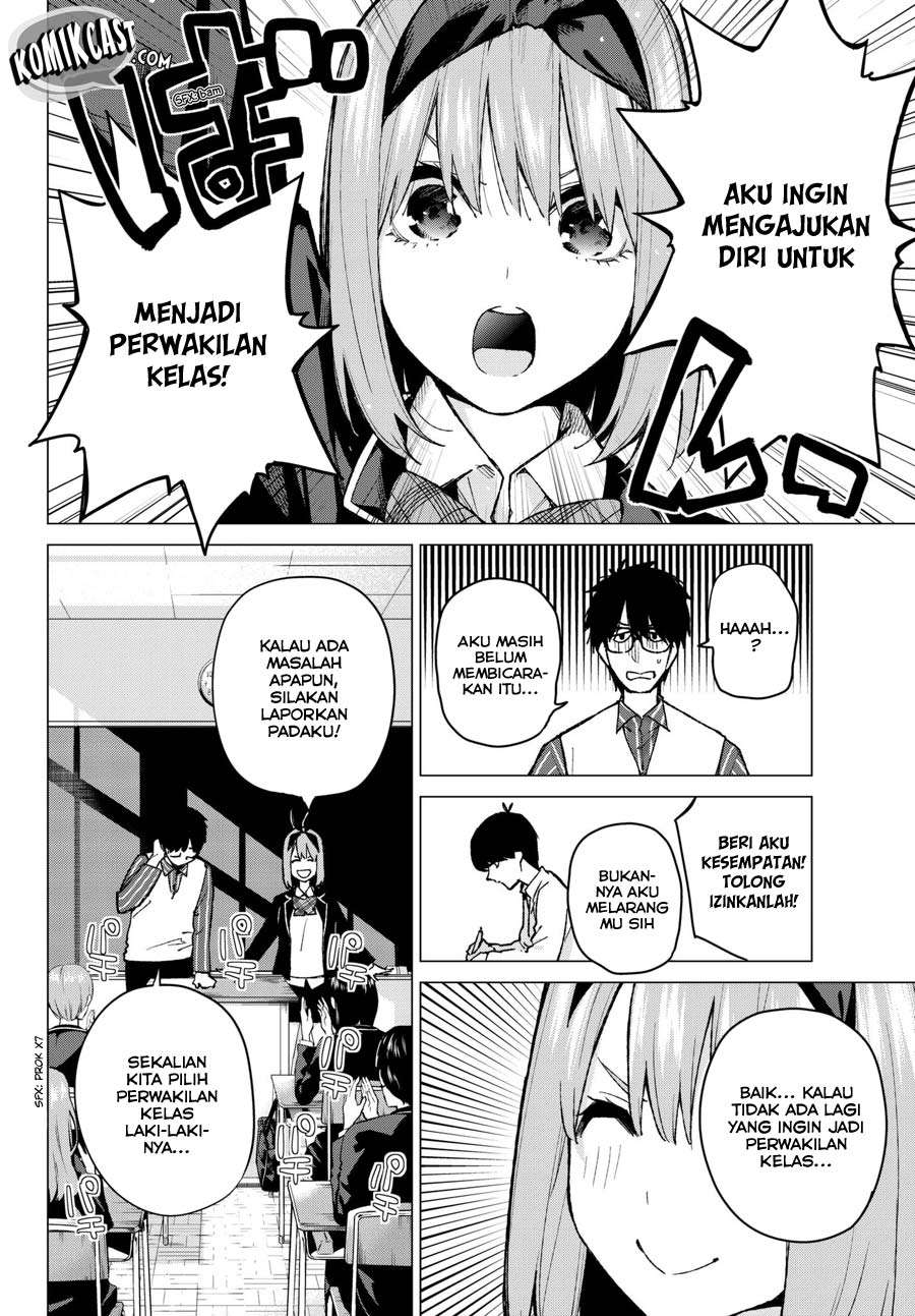 Go-toubun no Hanayome Chapter 70 - halaman 10