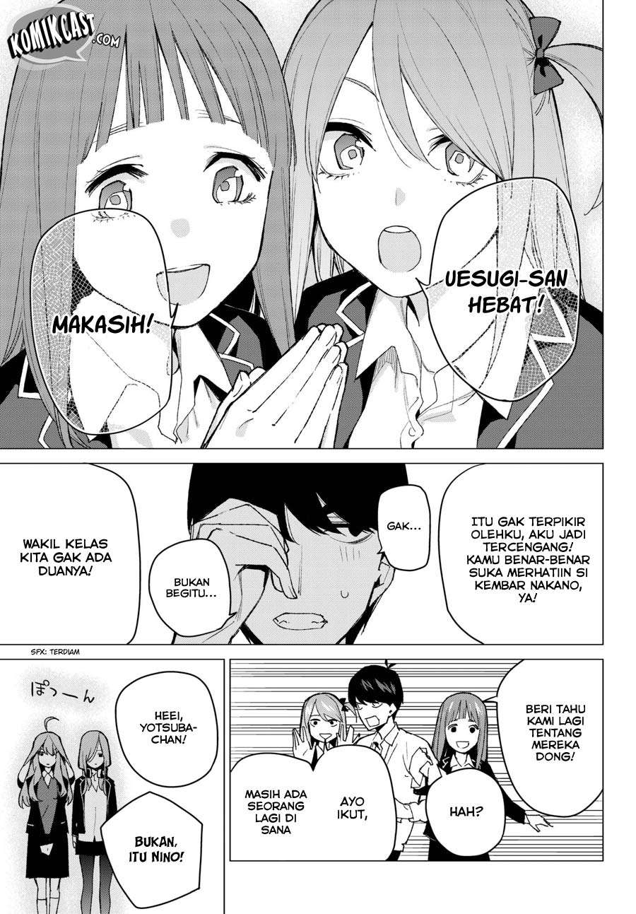 Go-toubun no Hanayome Chapter 70 - halaman 19