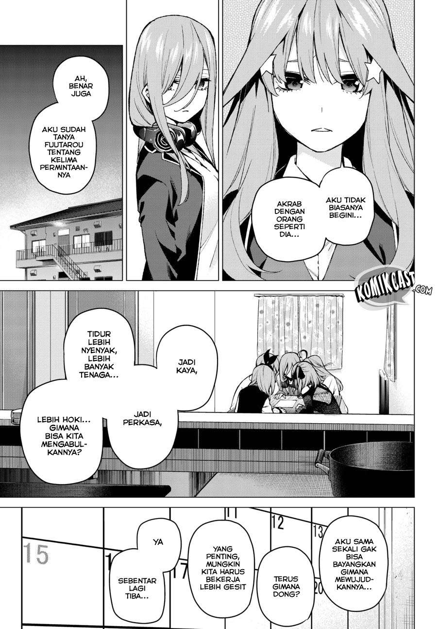 Go-toubun no Hanayome Chapter 70 - halaman 21