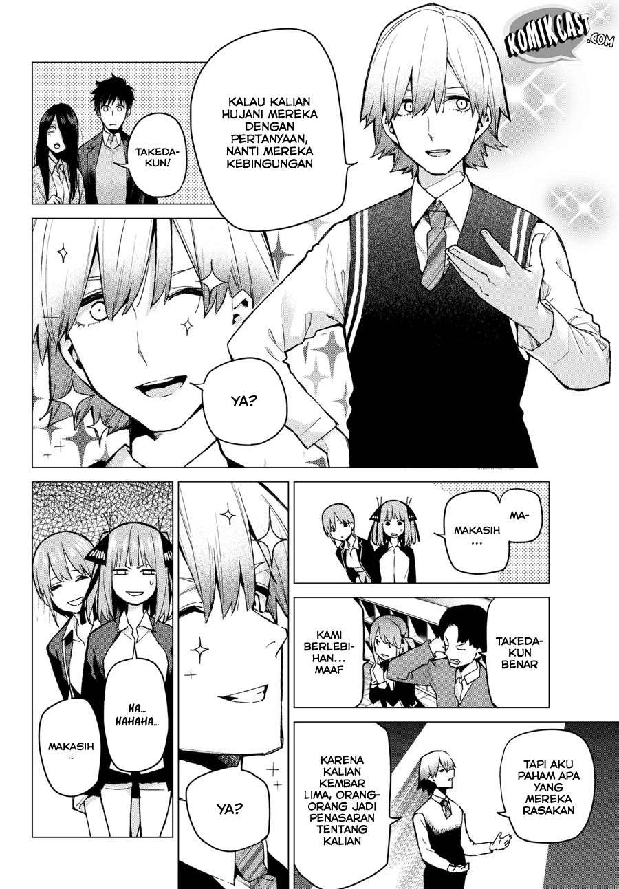 Go-toubun no Hanayome Chapter 70 - halaman 8