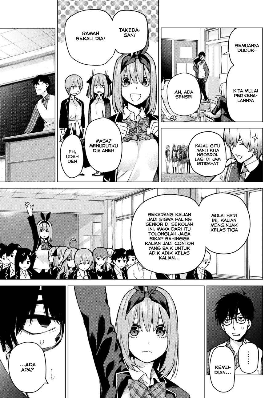 Go-toubun no Hanayome Chapter 70 - halaman 9