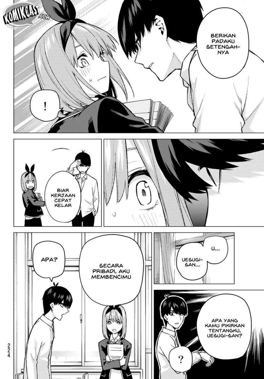 Go-toubun no Hanayome Chapter 72 - halaman 11