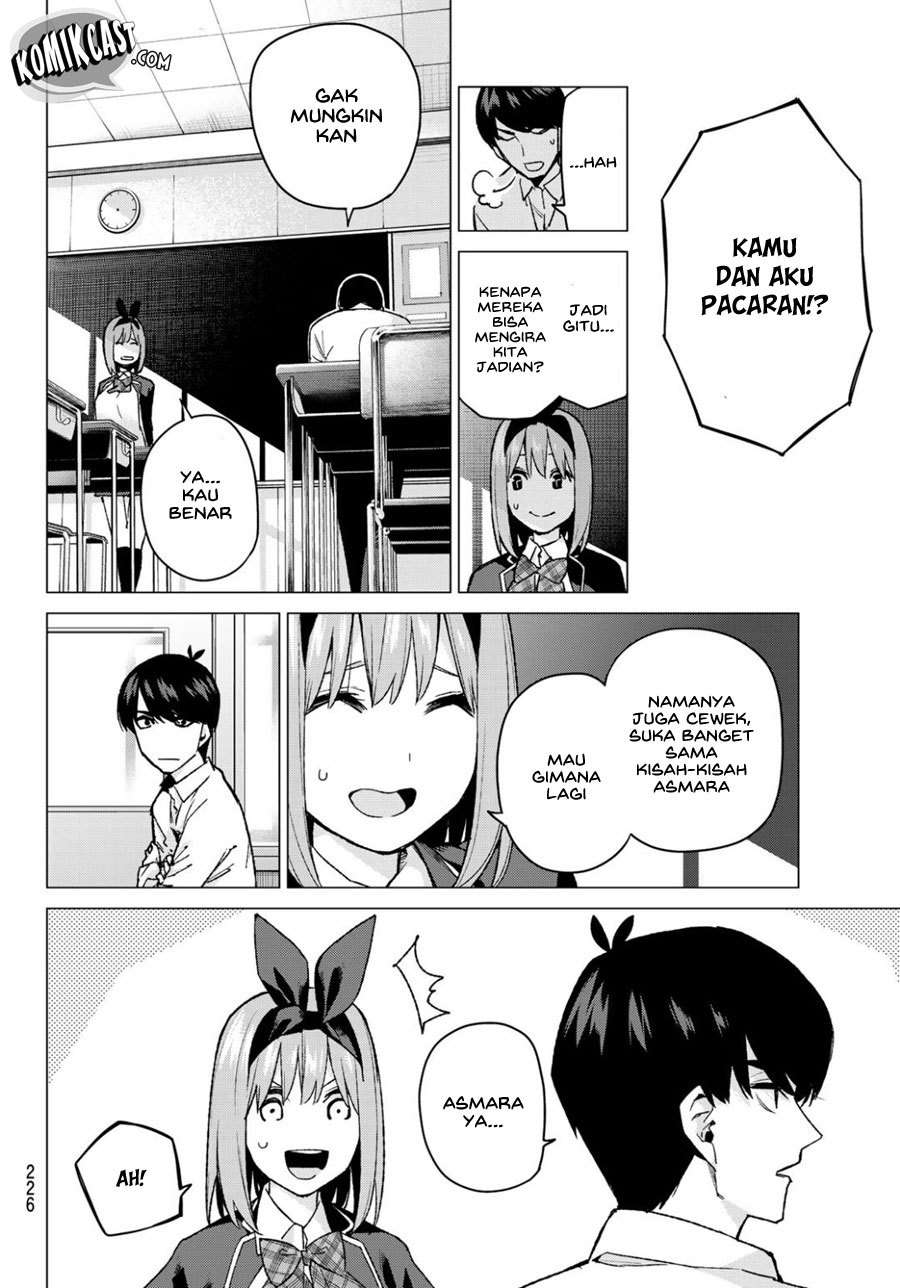 Go-toubun no Hanayome Chapter 72 - halaman 13