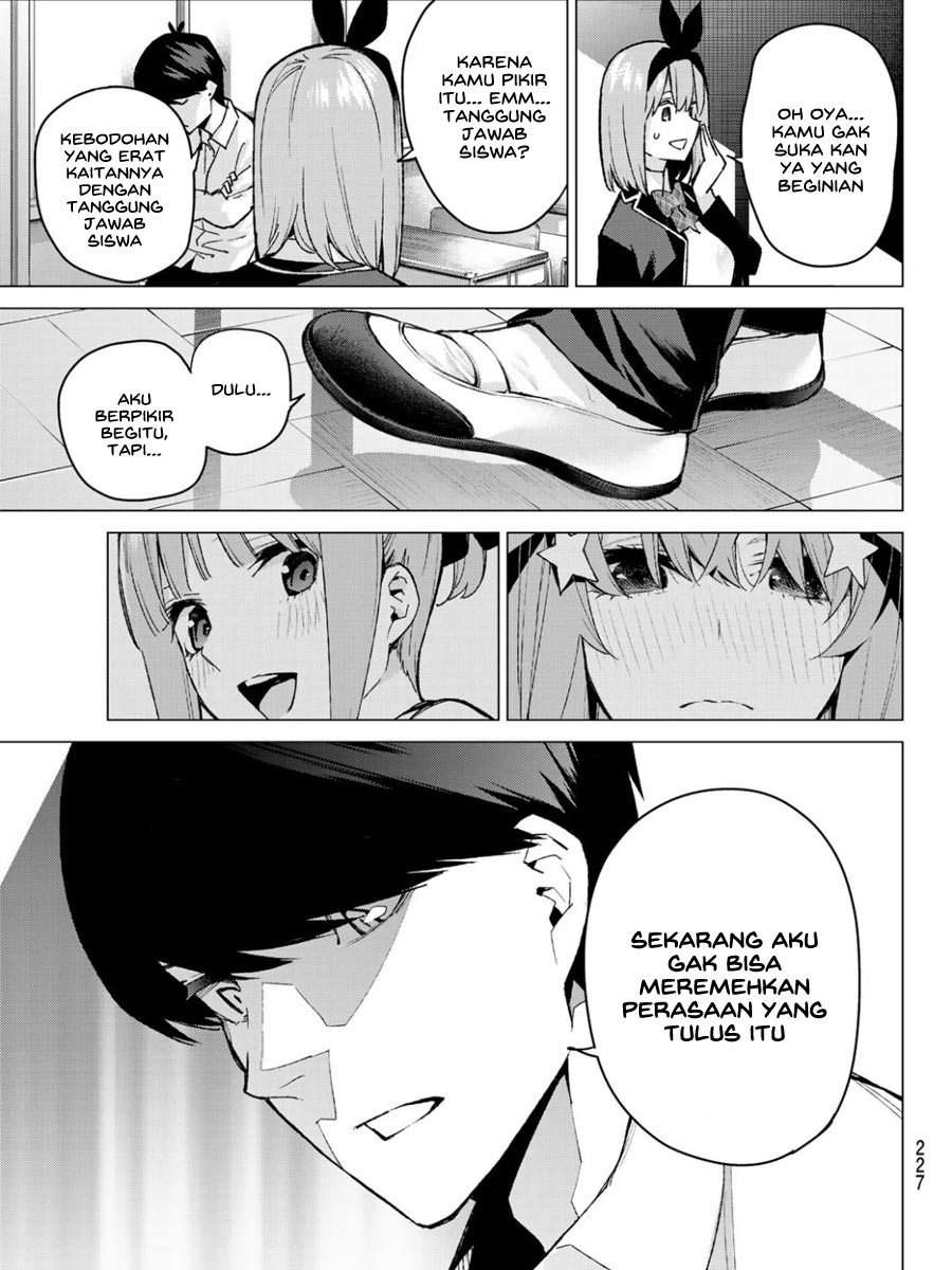 Go-toubun no Hanayome Chapter 72 - halaman 14