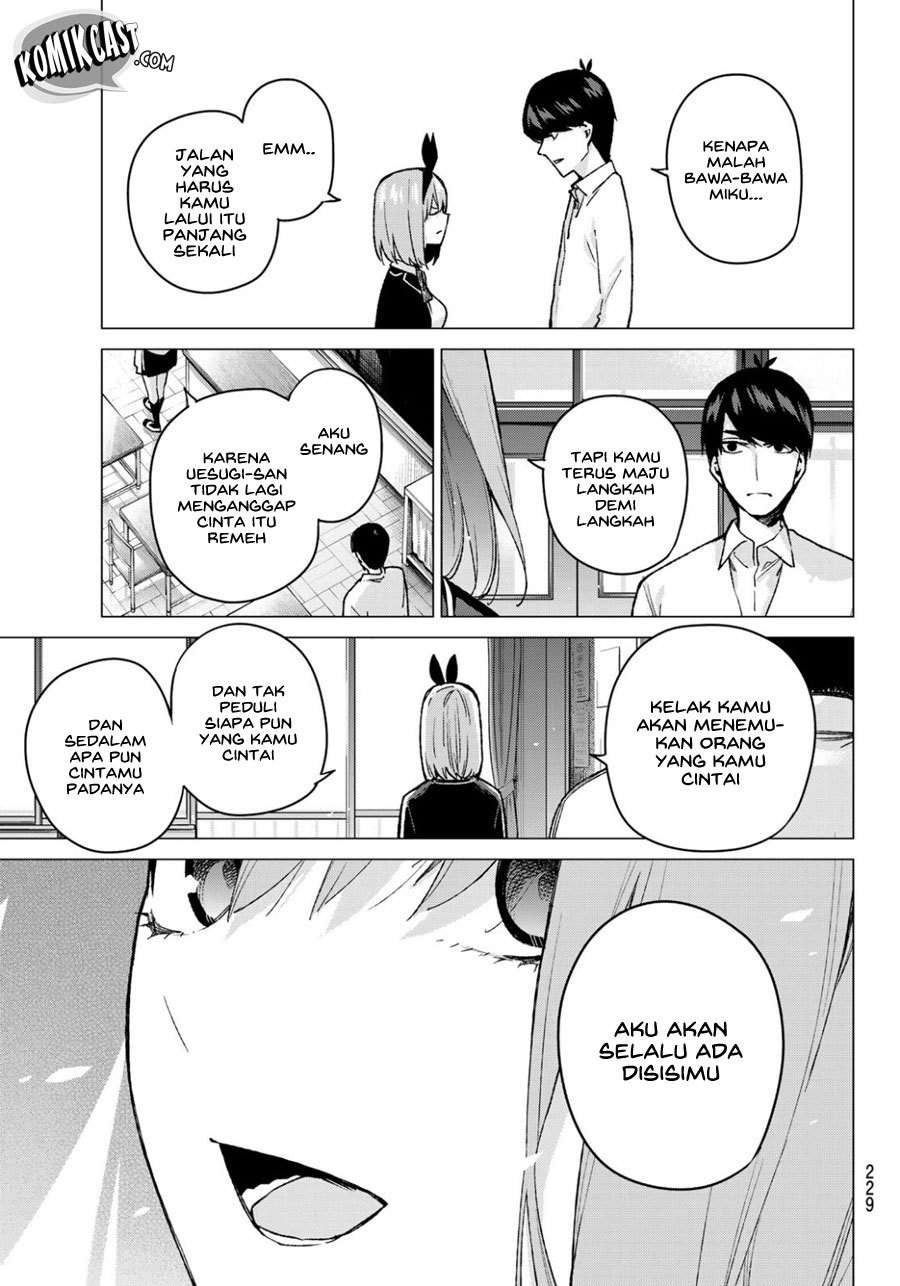 Go-toubun no Hanayome Chapter 72 - halaman 16