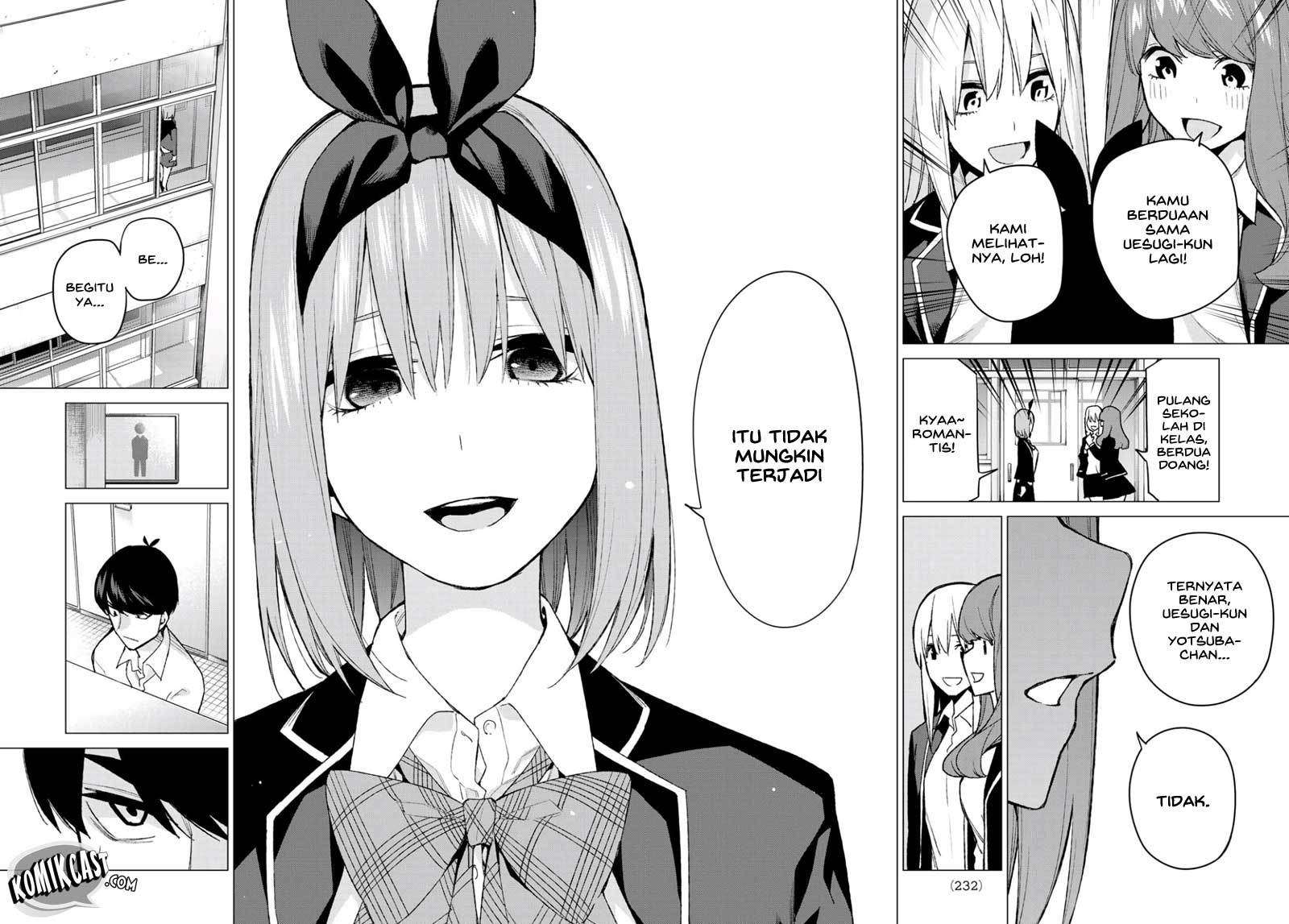 Go-toubun no Hanayome Chapter 72 - halaman 18