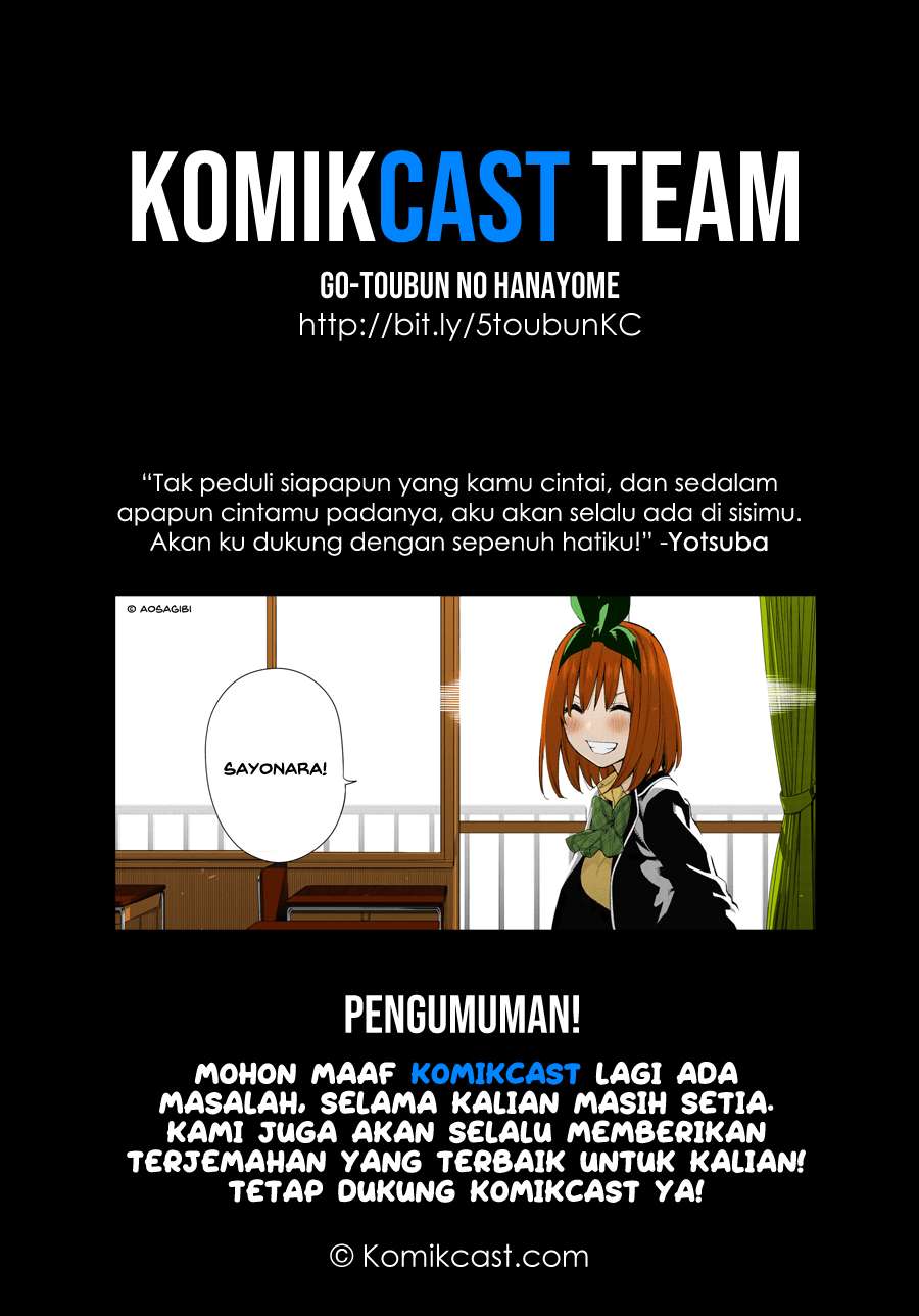 Go-toubun no Hanayome Chapter 72 - halaman 20