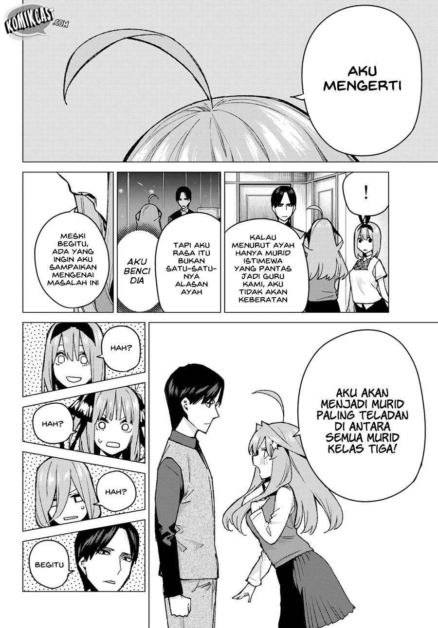 Go-toubun no Hanayome Chapter 73 - halaman 15