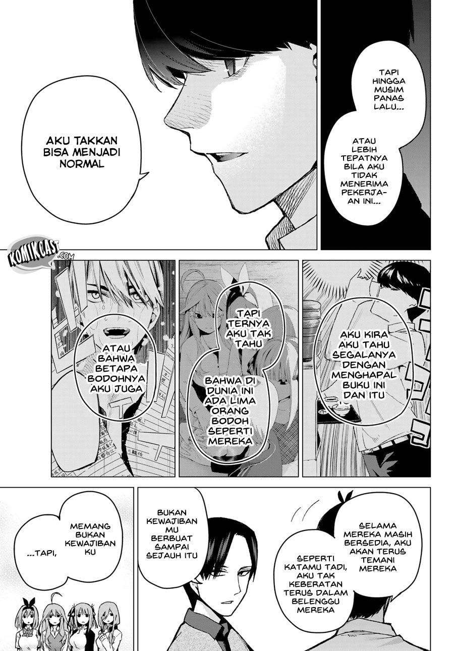 Go-toubun no Hanayome Chapter 73 - halaman 18