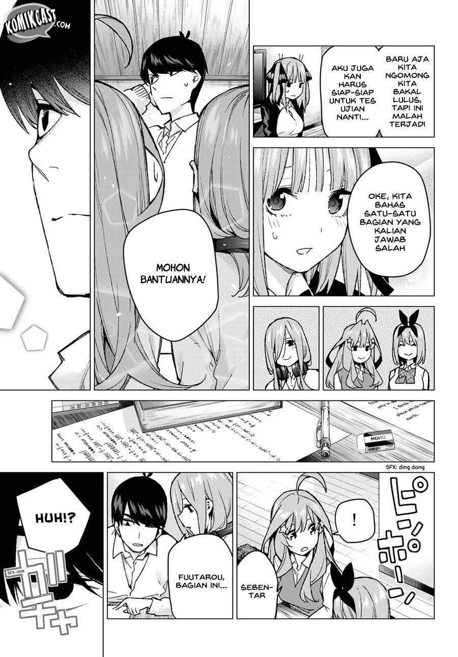 Go-toubun no Hanayome Chapter 73 - halaman 8