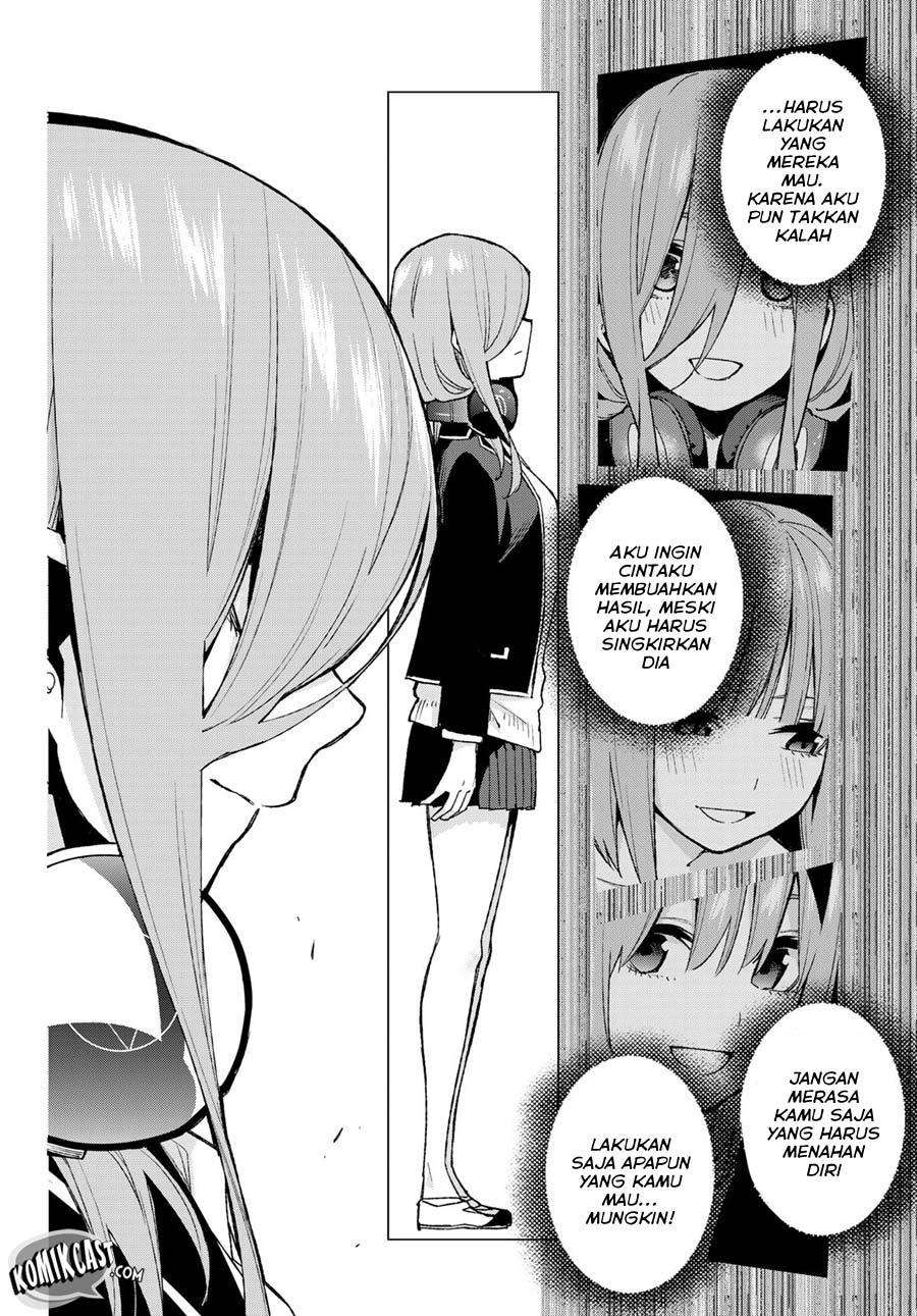 Go-toubun no Hanayome Chapter 74 - halaman 17