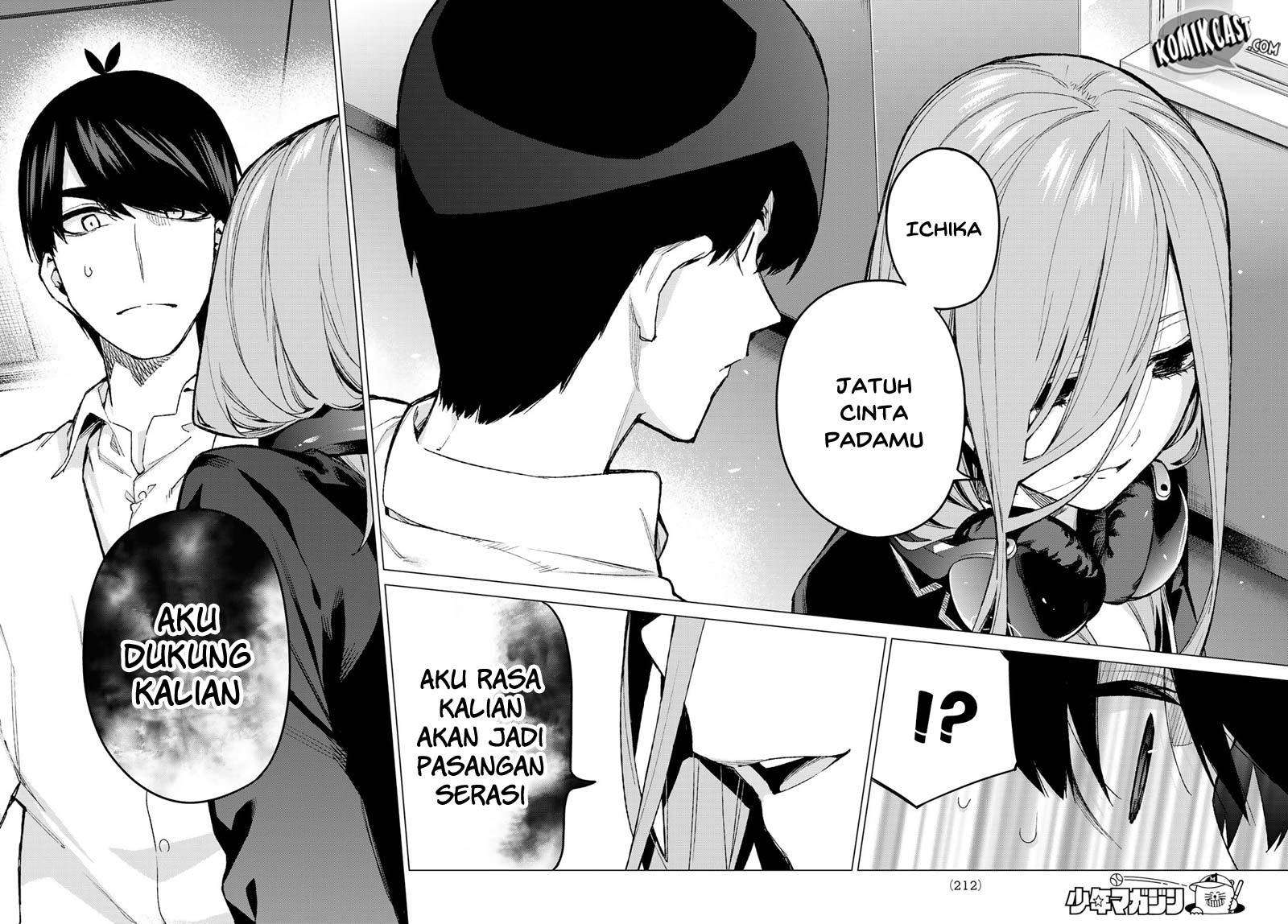 Go-toubun no Hanayome Chapter 74 - halaman 19