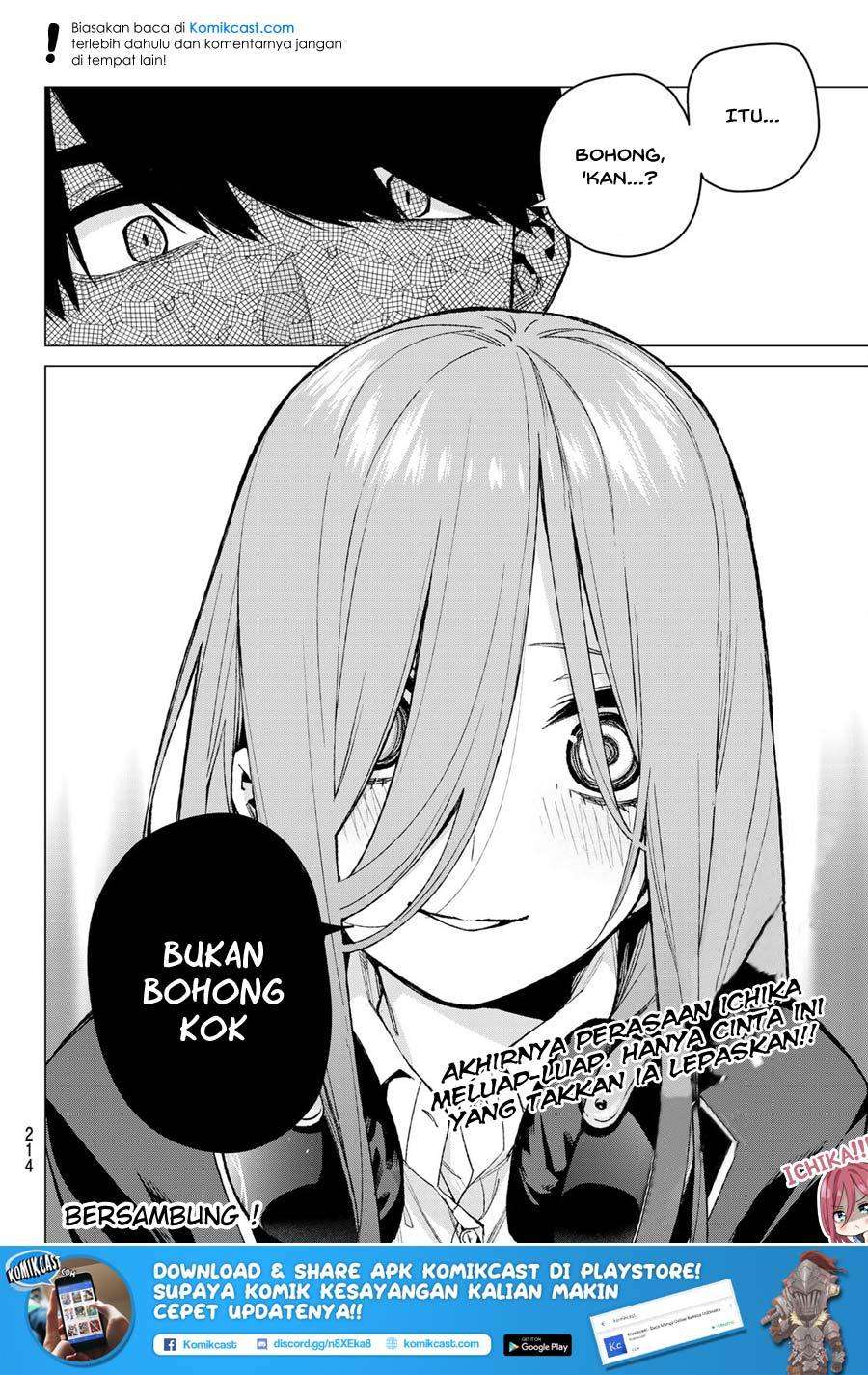 Go-toubun no Hanayome Chapter 74 - halaman 20