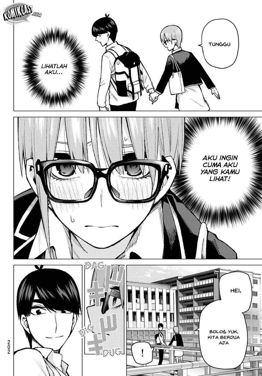 Go-toubun no Hanayome Chapter 74 - halaman 9