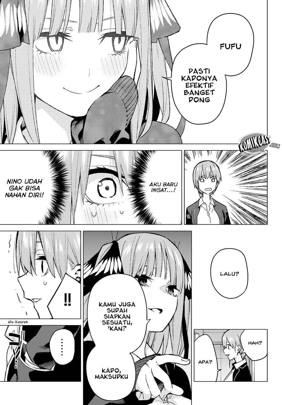 Go-toubun no Hanayome Chapter 75 - halaman 10