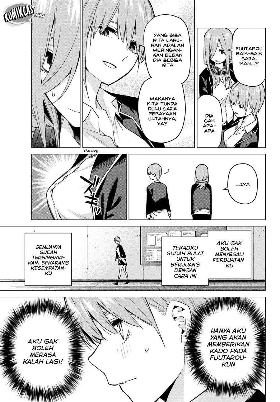 Go-toubun no Hanayome Chapter 75 - halaman 8