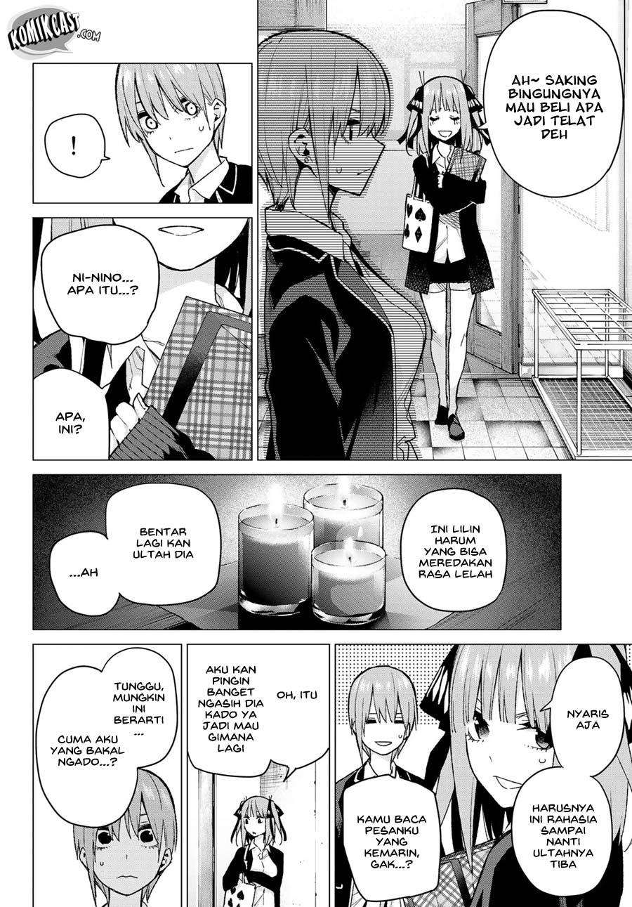 Go-toubun no Hanayome Chapter 75 - halaman 9