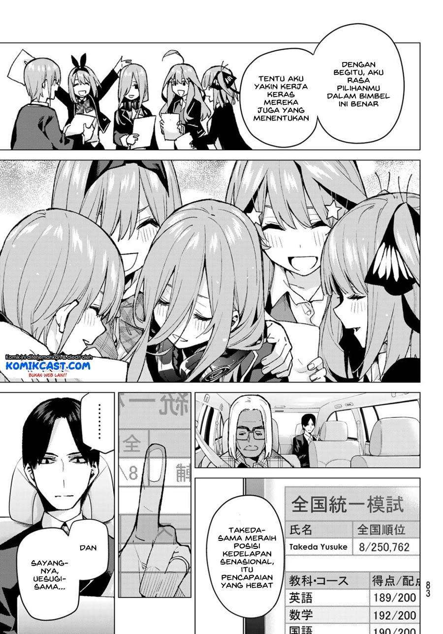 Go-toubun no Hanayome Chapter 76 - halaman 19