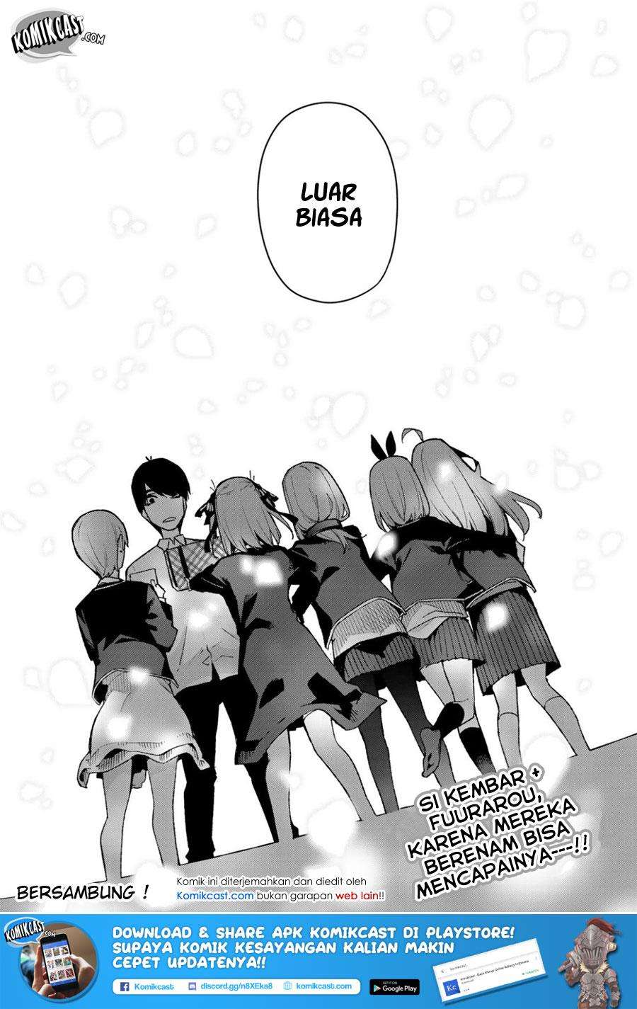 Go-toubun no Hanayome Chapter 76 - halaman 22