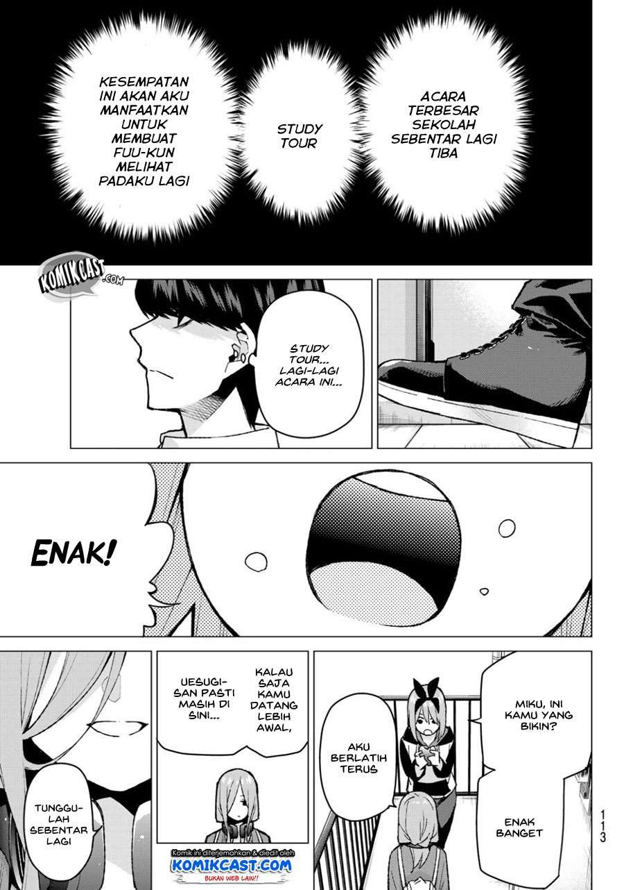Go-toubun no Hanayome Chapter 77 - halaman 18