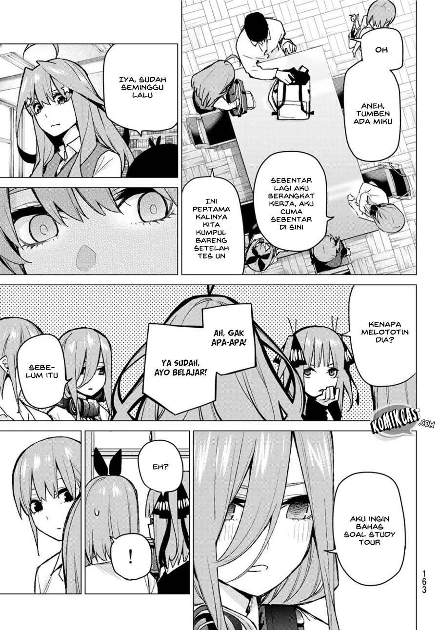 Go-toubun no Hanayome Chapter 78 - halaman 11
