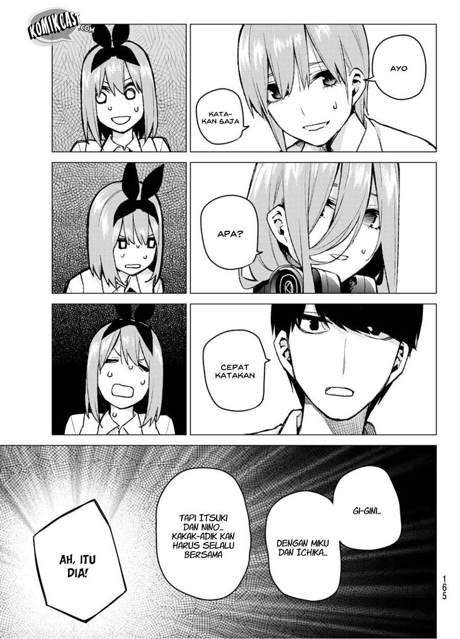 Go-toubun no Hanayome Chapter 78 - halaman 13