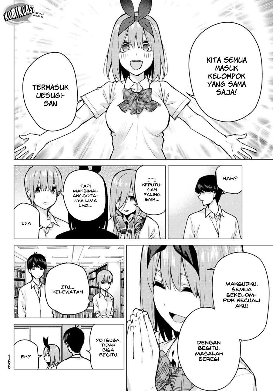 Go-toubun no Hanayome Chapter 78 - halaman 14