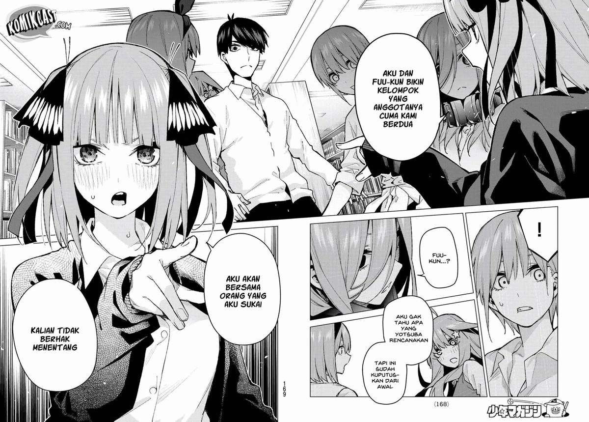 Go-toubun no Hanayome Chapter 78 - halaman 16