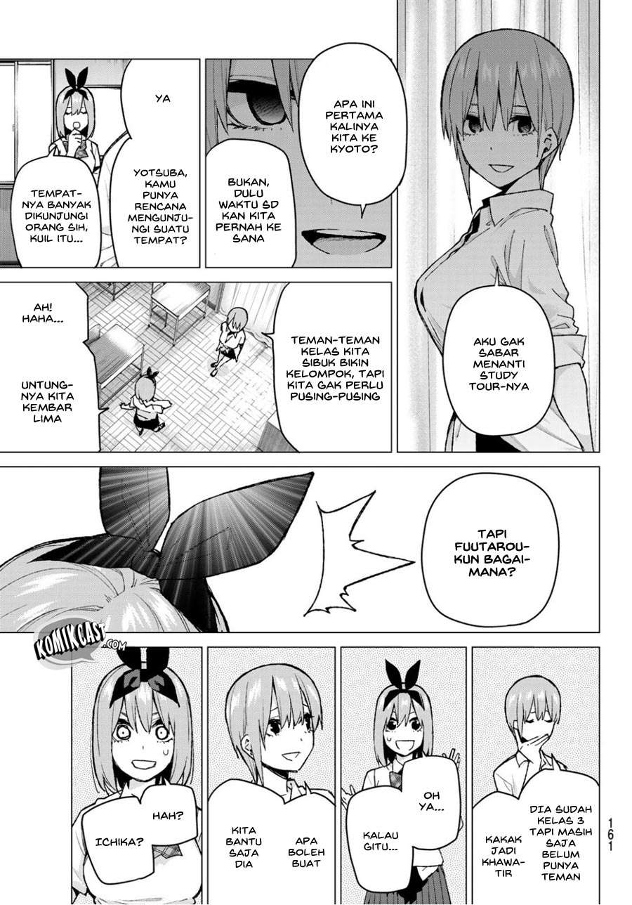 Go-toubun no Hanayome Chapter 78 - halaman 9