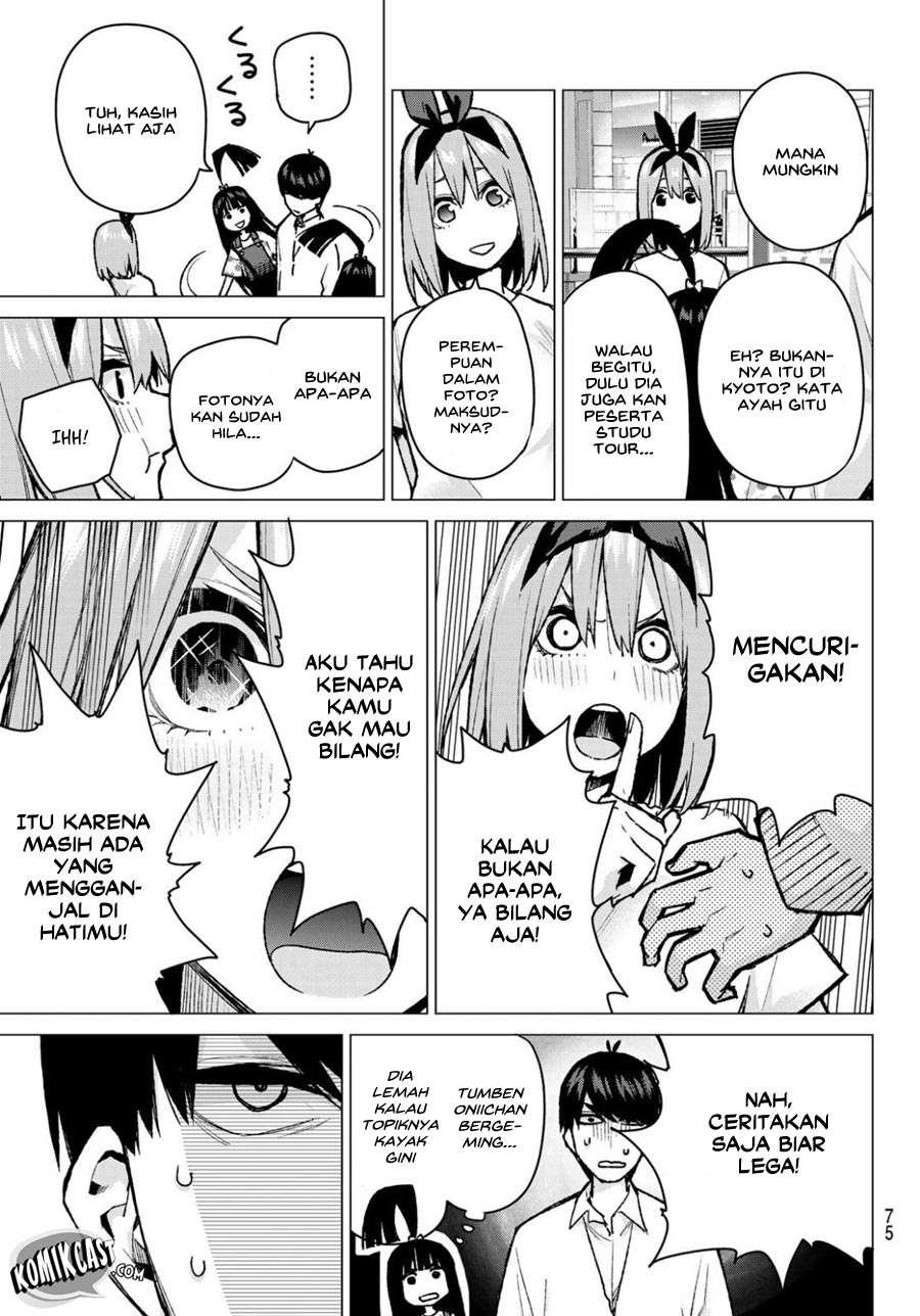 Go-toubun no Hanayome Chapter 79 - halaman 11