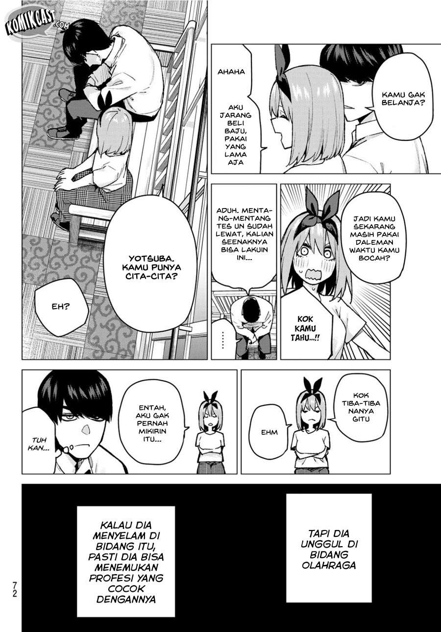 Go-toubun no Hanayome Chapter 79 - halaman 8