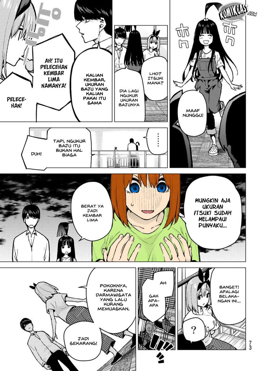 Go-toubun no Hanayome Chapter 79 - halaman 9