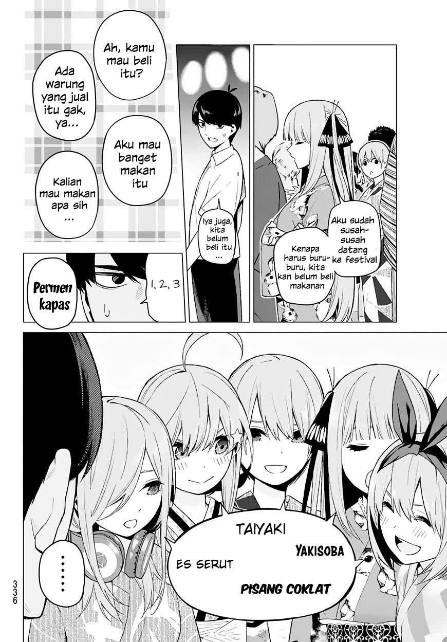 Go-toubun no Hanayome Chapter 8 - halaman 10