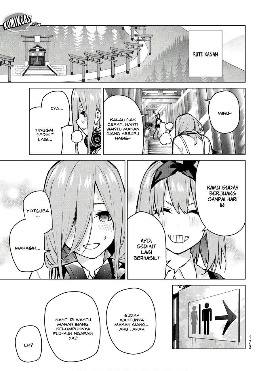 Go-toubun no Hanayome Chapter 80 - halaman 14