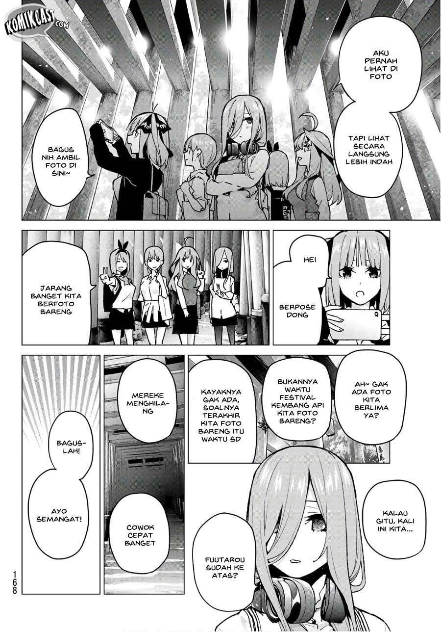 Go-toubun no Hanayome Chapter 80 - halaman 9