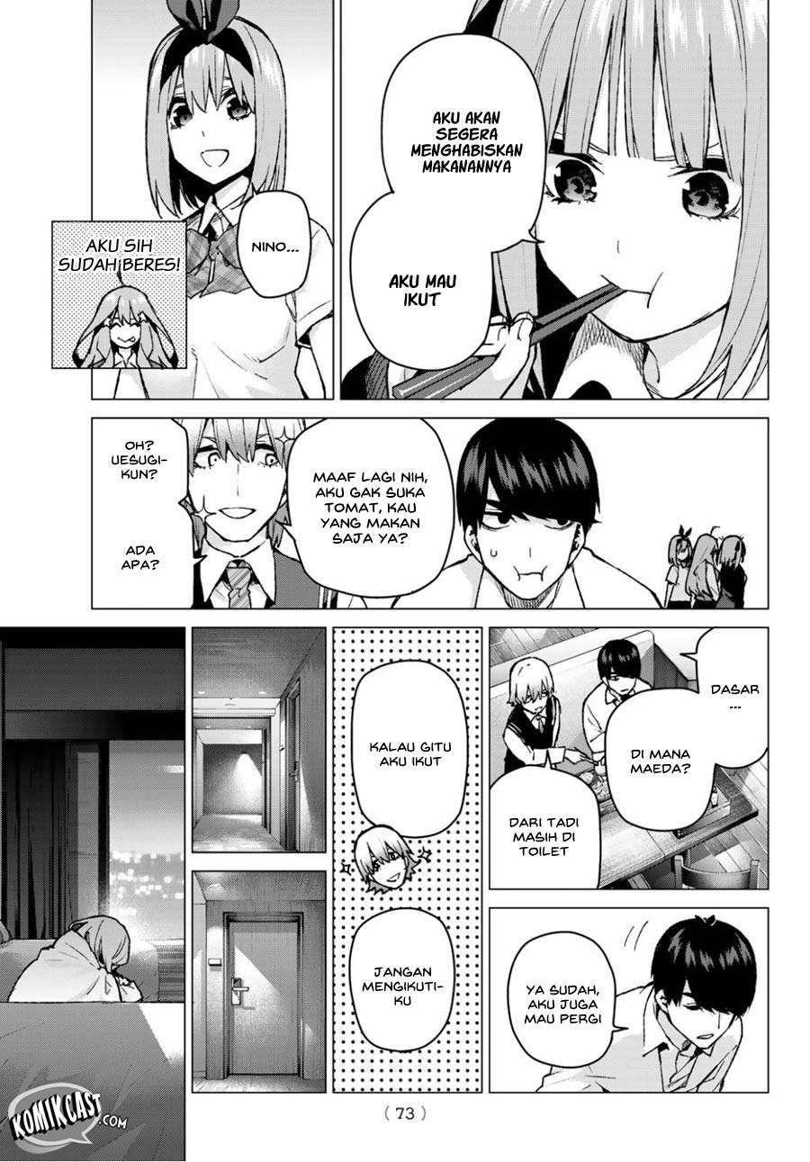 Go-toubun no Hanayome Chapter 81 - halaman 17