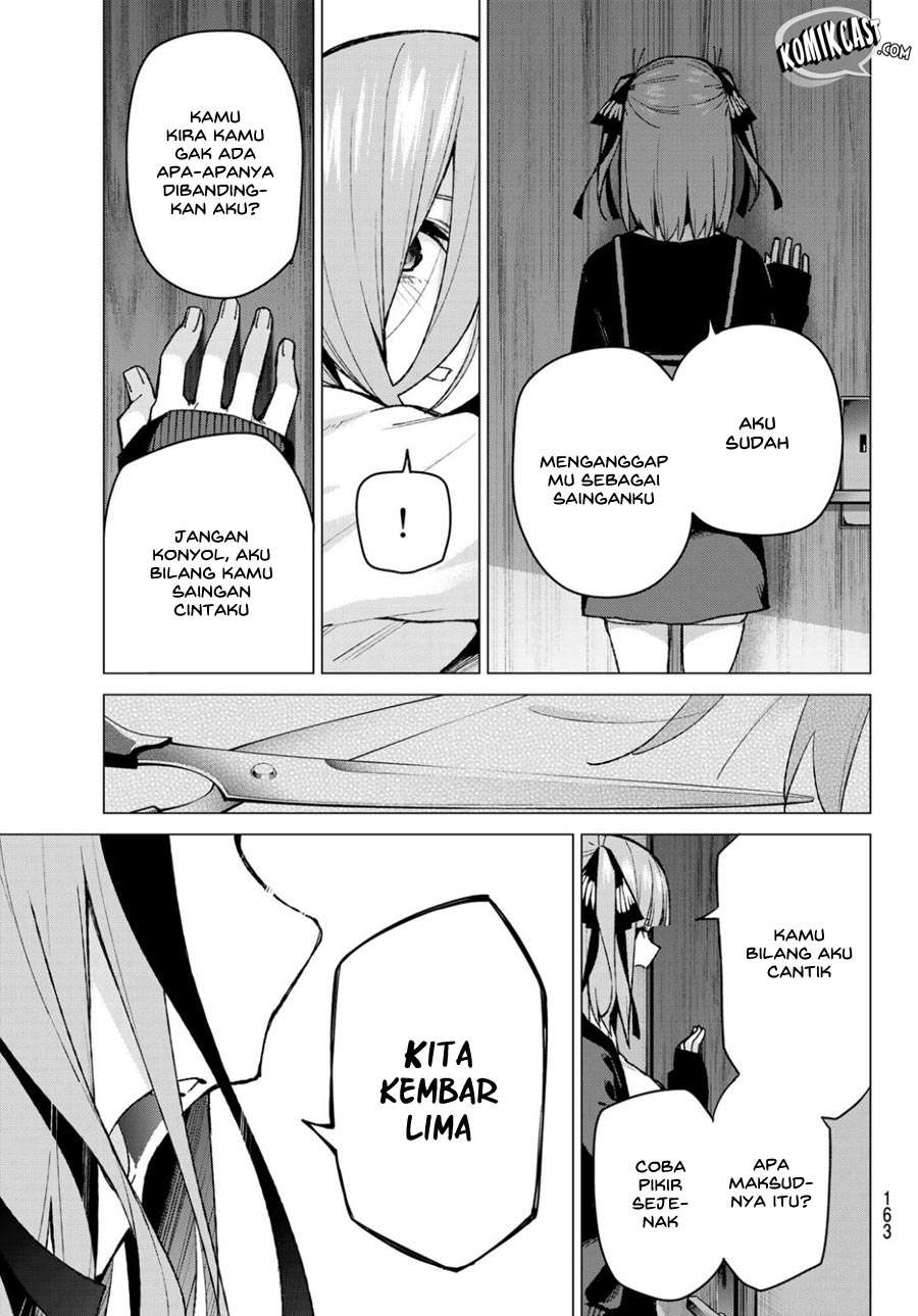 Go-toubun no Hanayome Chapter 82 - halaman 17