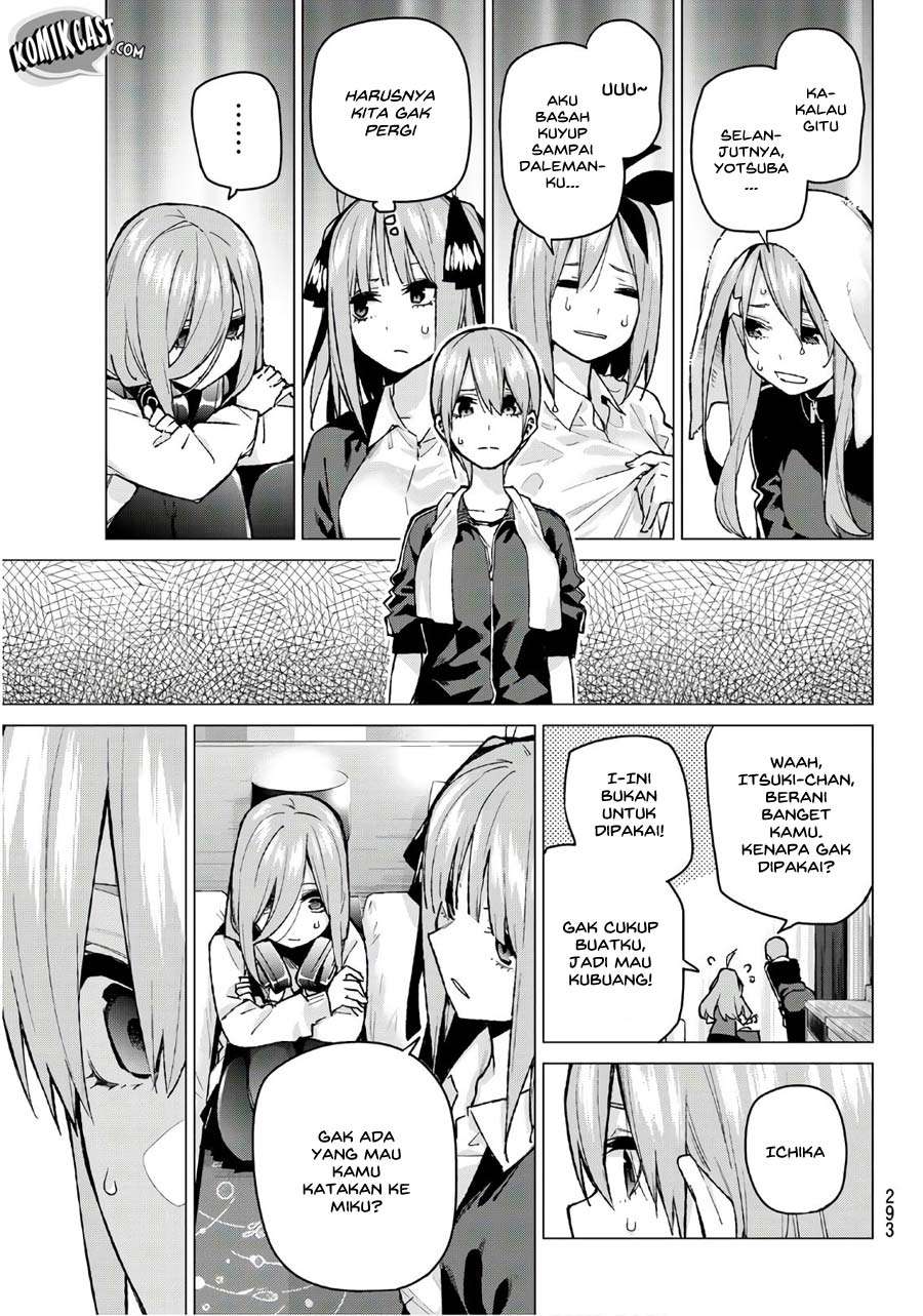 Go-toubun no Hanayome Chapter 83 - halaman 11